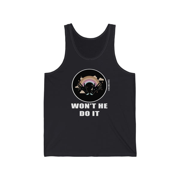 “Won’t He Do It” Unisex Jersey Tank