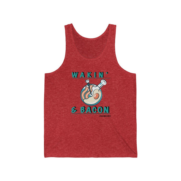 “Wakin & Bacon” Unisex Jersey Tank