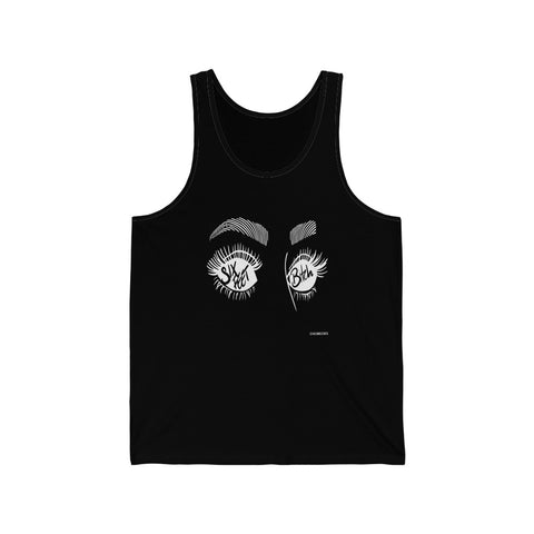 “Six Feet Bitch” Unisex Jersey Tank