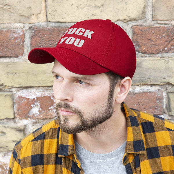 “Fuck You” Unisex Twill Hat