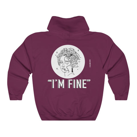 “I’m Fine” 420 Unisex Heavy Blend™ Hooded Sweatshirt