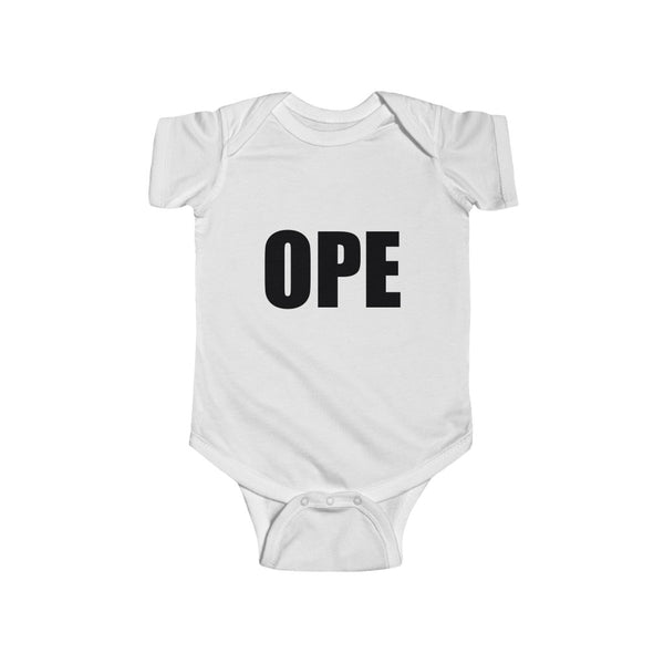 "Ope" Infant Fine Jersey Bodysuit