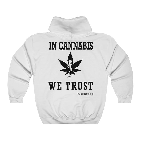 “In Cannabis We Trust” Unisex Heavy Blend™ Hooded Sweatshirt