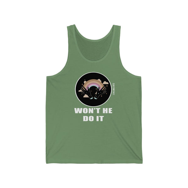 “Won’t He Do It” Unisex Jersey Tank