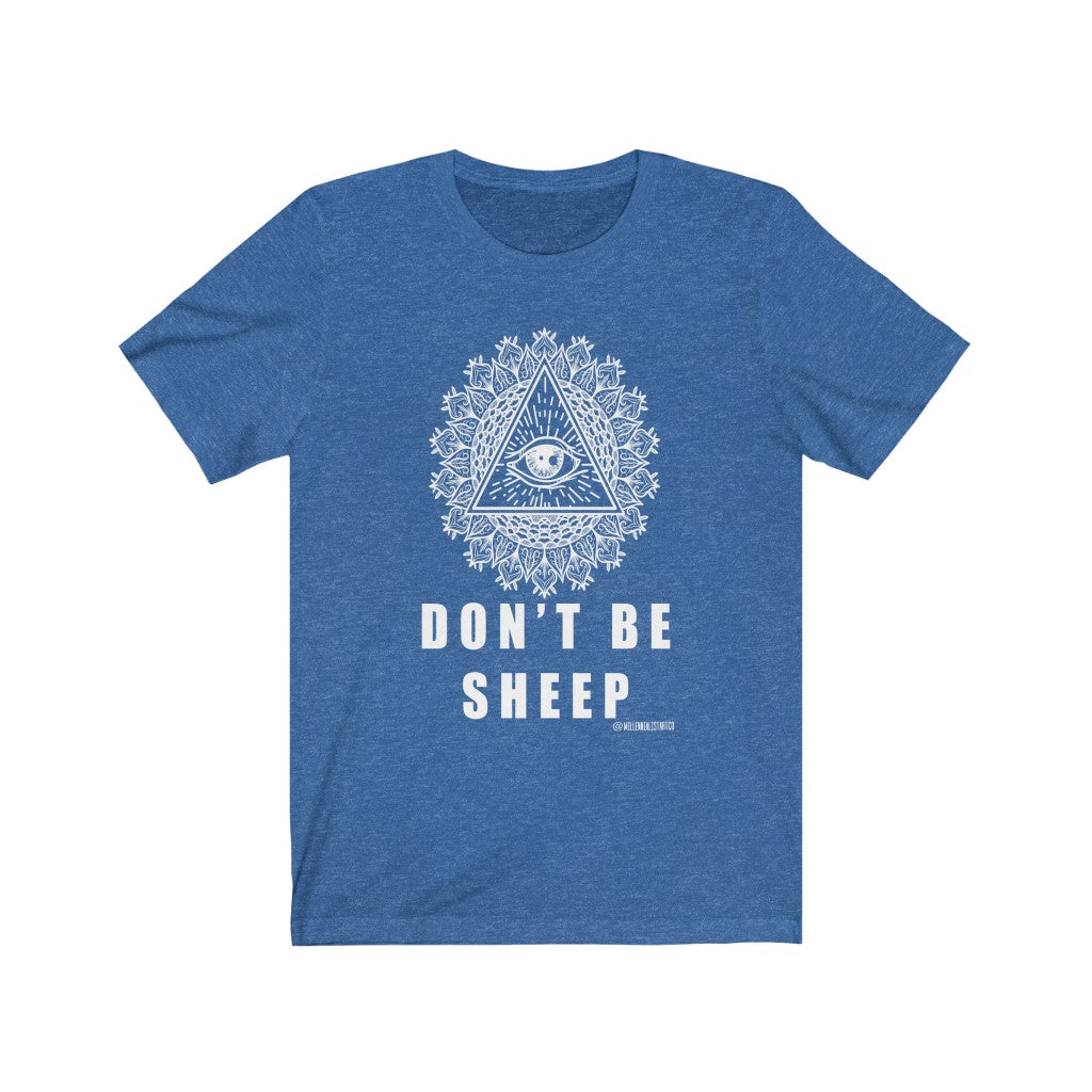 “Don’t Be Sheep” Unisex Jersey Short Sleeve Tee