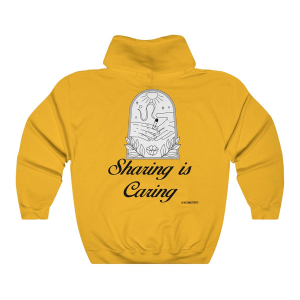 “Sharing Is Caring” 420 Unisex Heavy Blend™ Hooded Sweatshirt