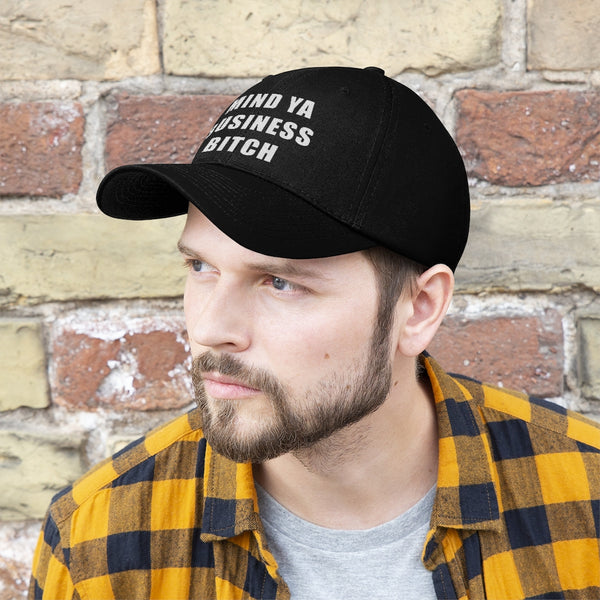 “Mind Ya Business Bitch” Unisex Twill Hat