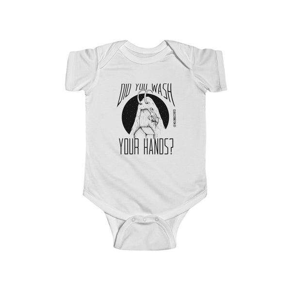 "Did You Wash Your Hands?" Infant Fine Jersey Bodysuit