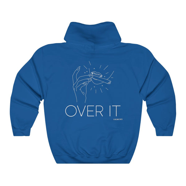 “Over It” 420 Unisex Heavy Blend™ Hooded Sweatshirt