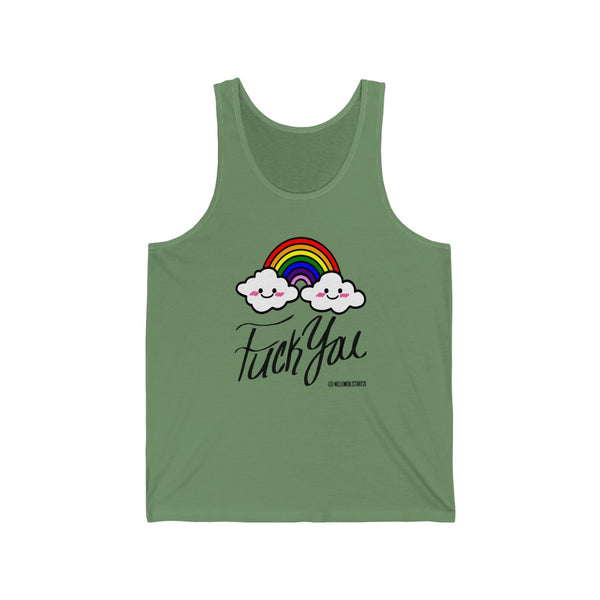 “Fuck You Rainbow” Unisex Jersey Tank