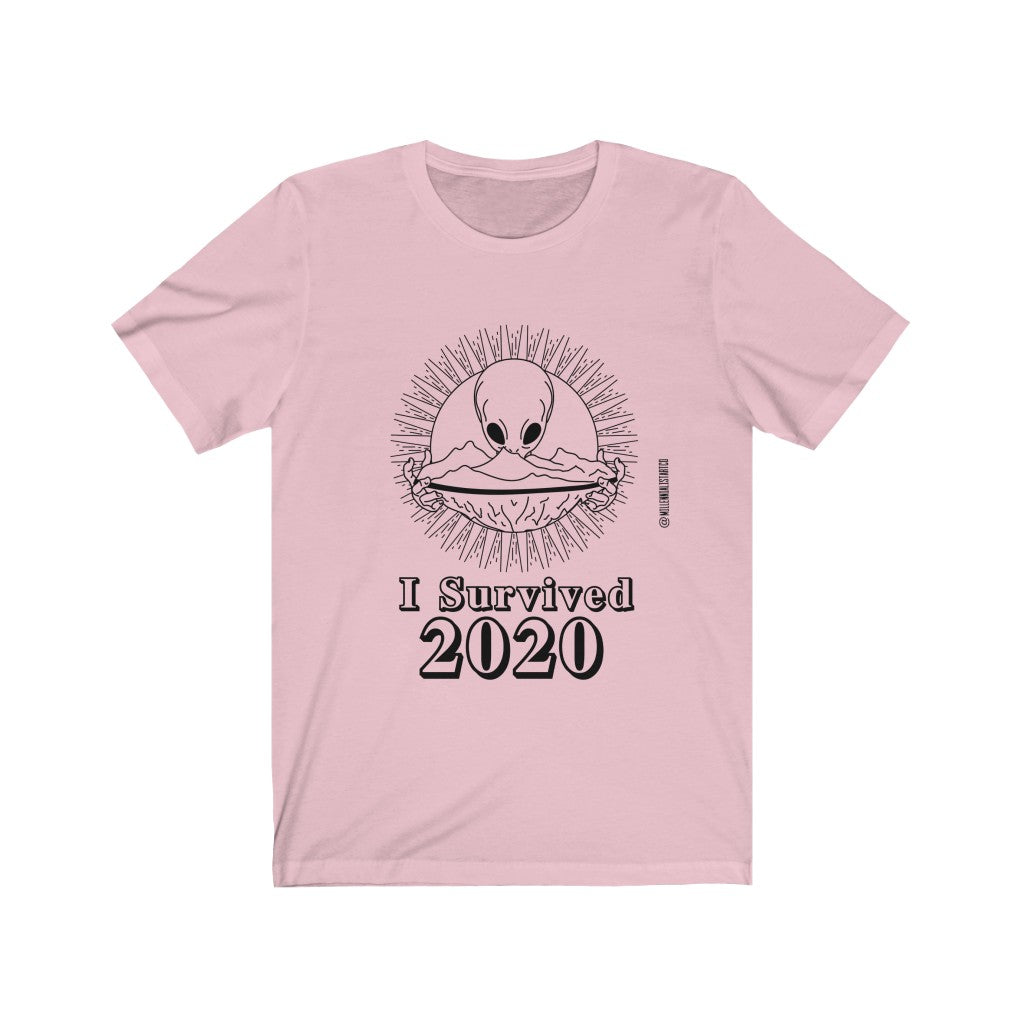 “I Survived 2020” Unisex Jersey Short Sleeve Tee