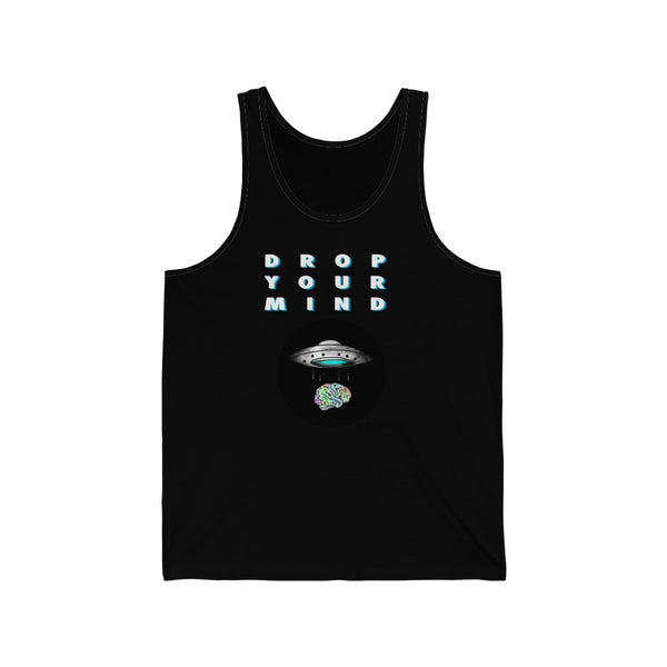 “Drop Your Mind” Unisex Jersey Tank