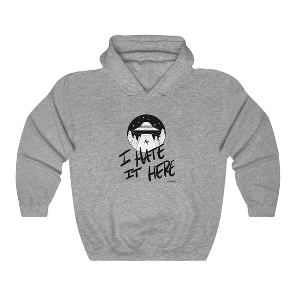 “I Hate It Here” Unisex Heavy Blend™ Hooded Sweatshirt