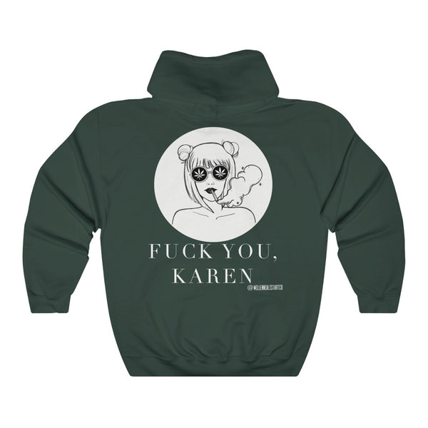 “Fuck Yeah Karen” 420 Unisex Heavy Blend™ Hooded Sweatshirt