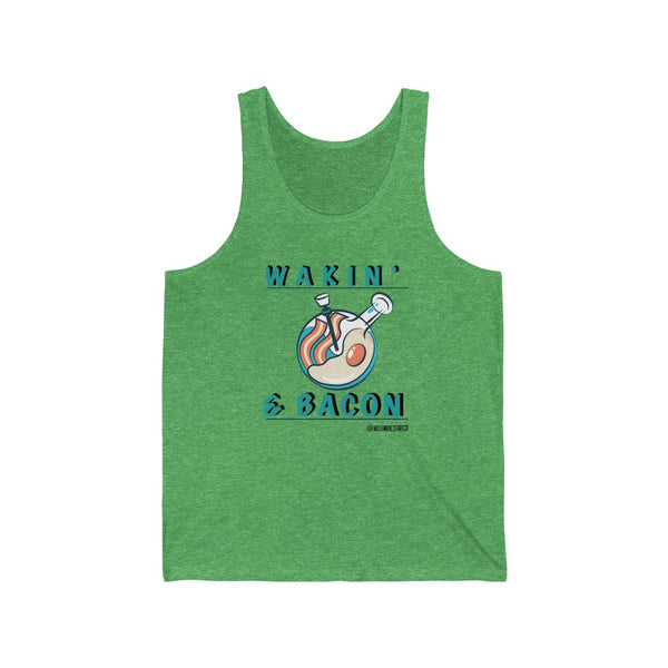 “Wakin & Bacon” Unisex Jersey Tank