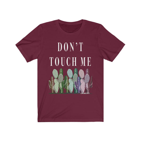 “Don’t Touch Me” Rated PG Unisex Jersey Short Sleeve Tee