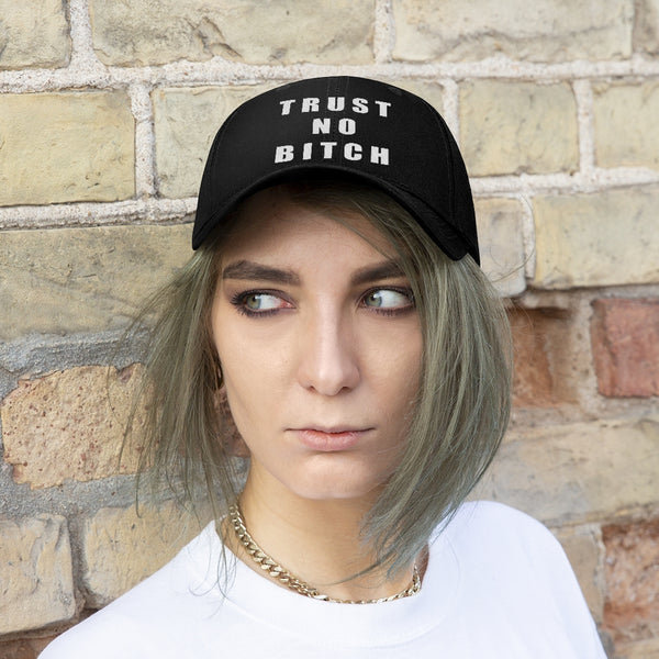 “Trust No Bitch” Unisex Twill Hat