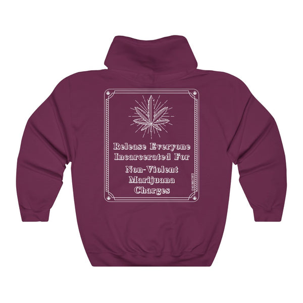 “Release Everyone For Weed” 420 Unisex Heavy Blend™ Hooded Sweatshirt