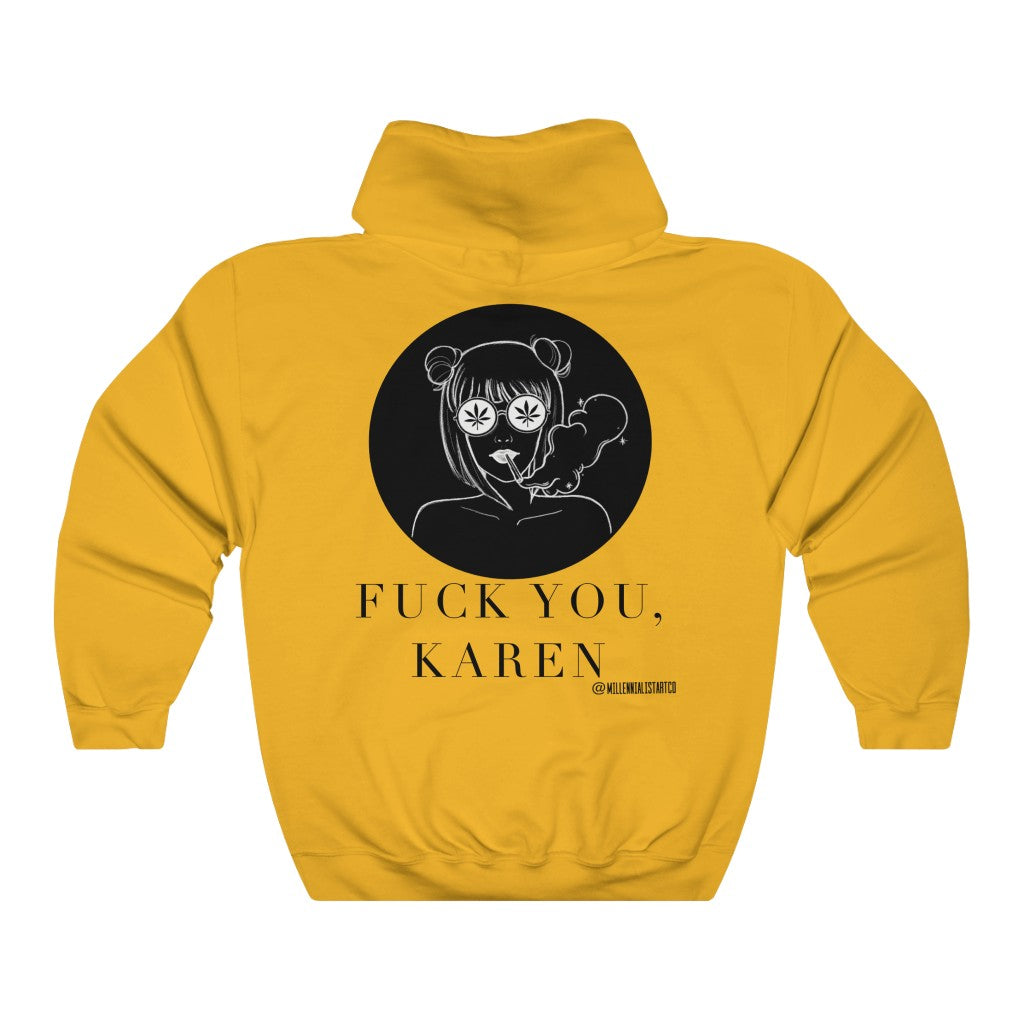 “Fuck Yeah Karen” 420 Unisex Heavy Blend™ Hooded Sweatshirt