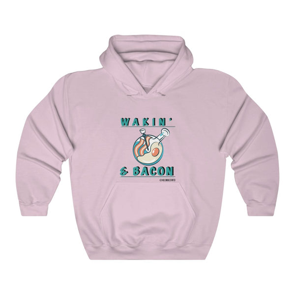 “Wakin & Bacon” 420 Unisex Heavy Blend™ Hooded Sweatshirt