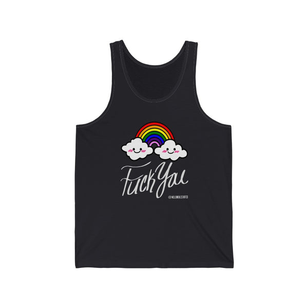 “Fuck You Rainbow” Unisex Jersey Tank