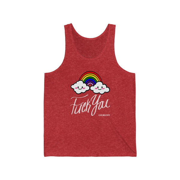 “Fuck You Rainbow” Unisex Jersey Tank