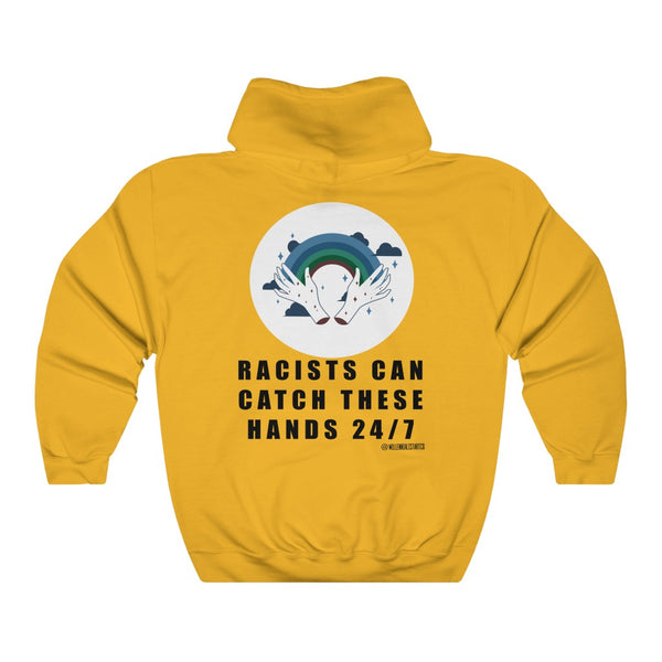 “Racists Can Catch” Unisex Heavy Blend™ Hooded Sweatshirt