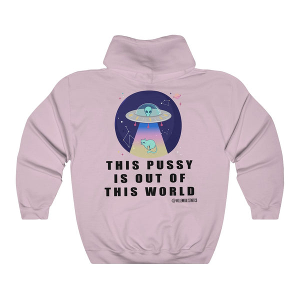 “This Pussy Is Out” Unisex Heavy Blend™ Hooded Sweatshirt