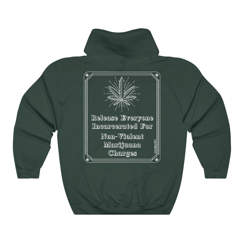 “Release Everyone For Weed” 420 Unisex Heavy Blend™ Hooded Sweatshirt