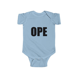 "Ope" Infant Fine Jersey Bodysuit