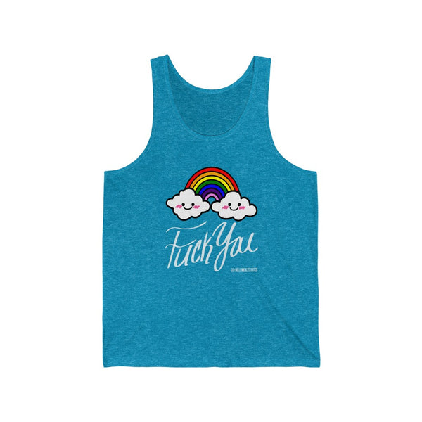 “Fuck You Rainbow” Unisex Jersey Tank