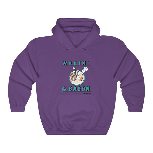 “Wakin & Bacon” 420 Unisex Heavy Blend™ Hooded Sweatshirt