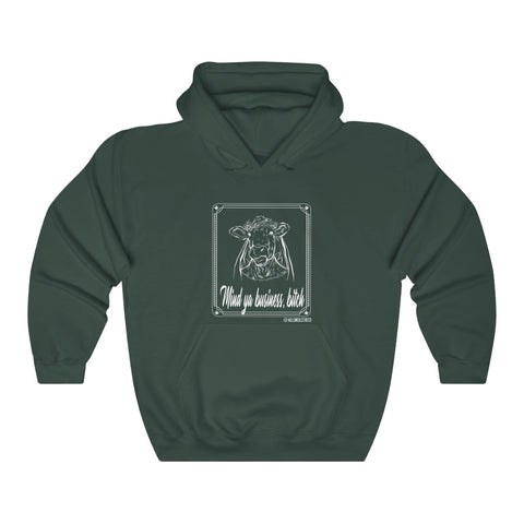 “Mind Ya Business Bitch” Unisex Heavy Blend™ Hooded Sweatshirt