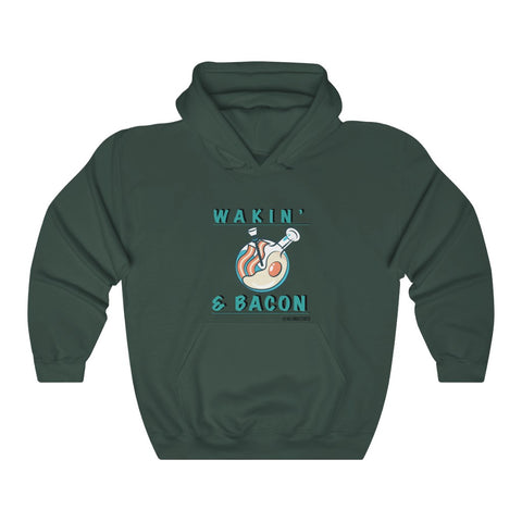 “Wakin & Bacon” 420 Unisex Heavy Blend™ Hooded Sweatshirt