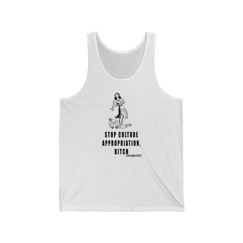 “Stop Bitch” Unisex Jersey Tank