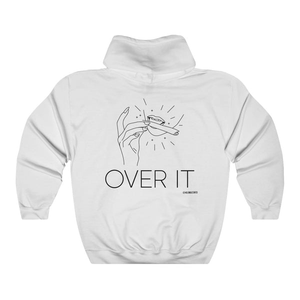 “Over It” 420 Unisex Heavy Blend™ Hooded Sweatshirt