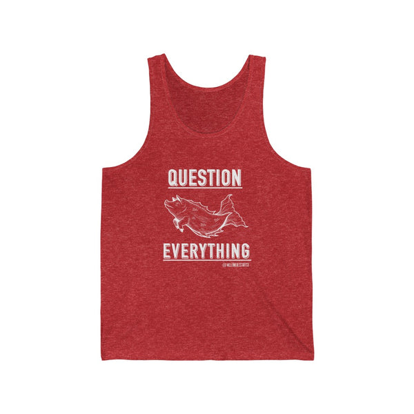 “Question Everything” Unisex Jersey Tank