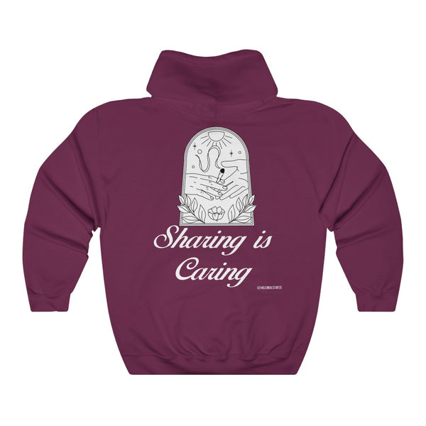 “Sharing Is Caring” 420 Unisex Heavy Blend™ Hooded Sweatshirt