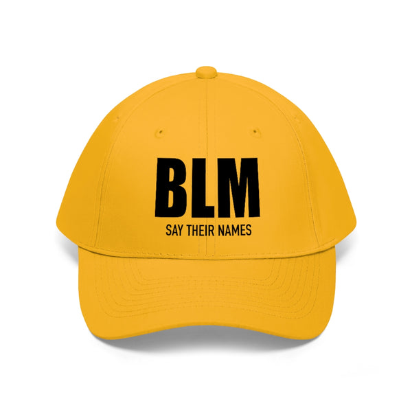 “BLM” Unisex Twill Hat