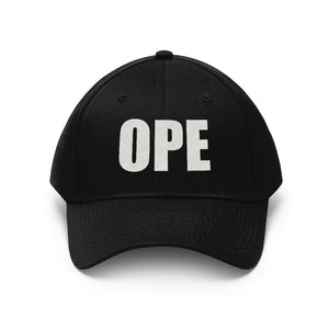 “Ope” Unisex Twill Hat