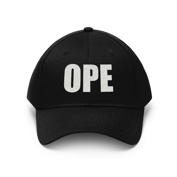 “Ope” Unisex Twill Hat