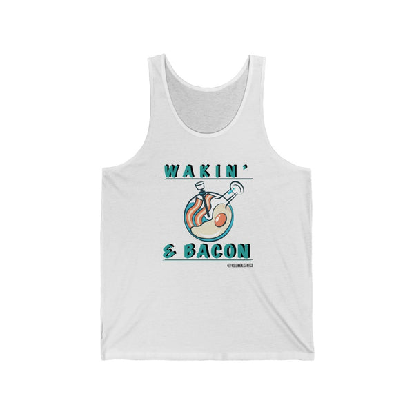 “Wakin & Bacon” Unisex Jersey Tank