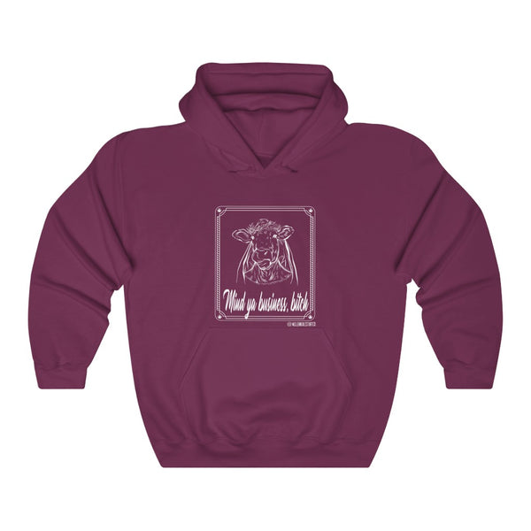 “Mind Ya Business Bitch” Unisex Heavy Blend™ Hooded Sweatshirt