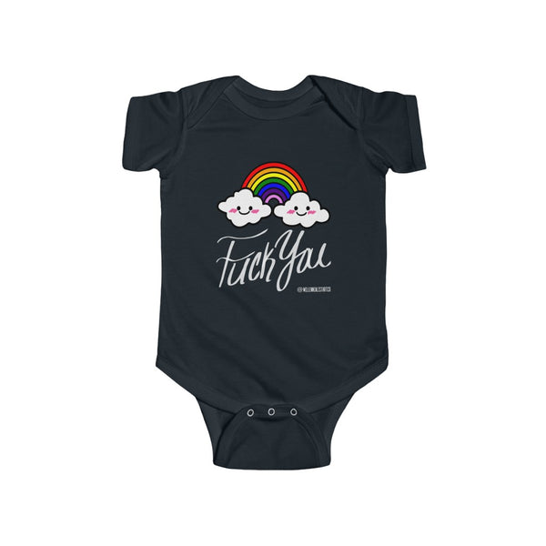 "Fuck You Rainbow" Infant Fine Jersey Bodysuit