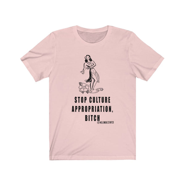 “Stop Culture Appropriation” Unisex Jersey Short Sleeve Tee