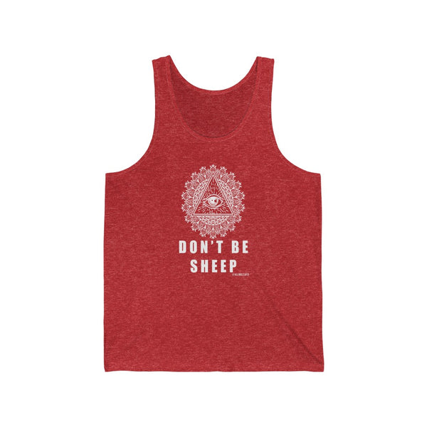 “Don’t Be Sheep” Unisex Jersey Tank