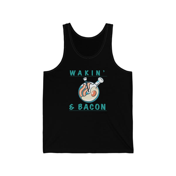 “Wakin & Bacon” Unisex Jersey Tank