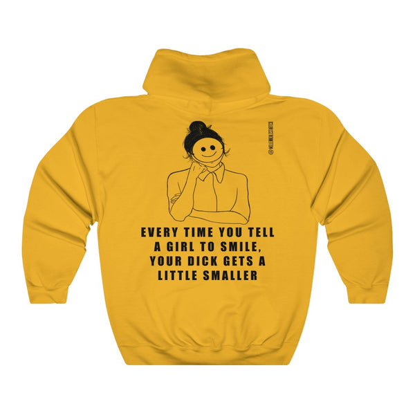 “Stop Telling Girls To Smile” Unisex Heavy Blend™ Hooded Sweatshirt