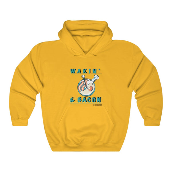 “Wakin & Bacon” 420 Unisex Heavy Blend™ Hooded Sweatshirt