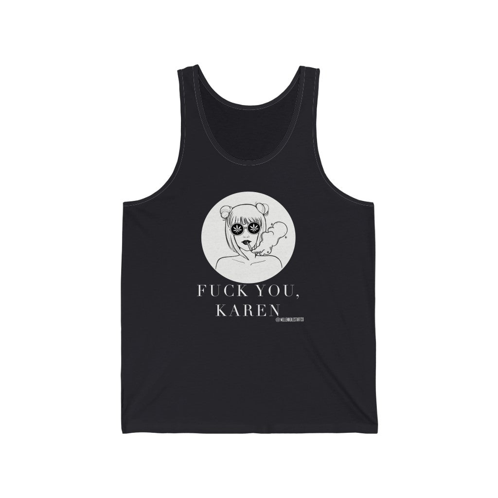 “Fuck You Karen” Unisex Jersey Tank